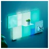 LED skydinis šviestuvas Nanoleaf N8100E00-2TBS — kvadratinis RGB, maitinamas nuolatine srove, pakuotėje 2 vnt.