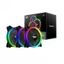 Darkflash DR12 Pro 3in1 120mm ARGB korpuso ventiliatorių rinkinys – juodas