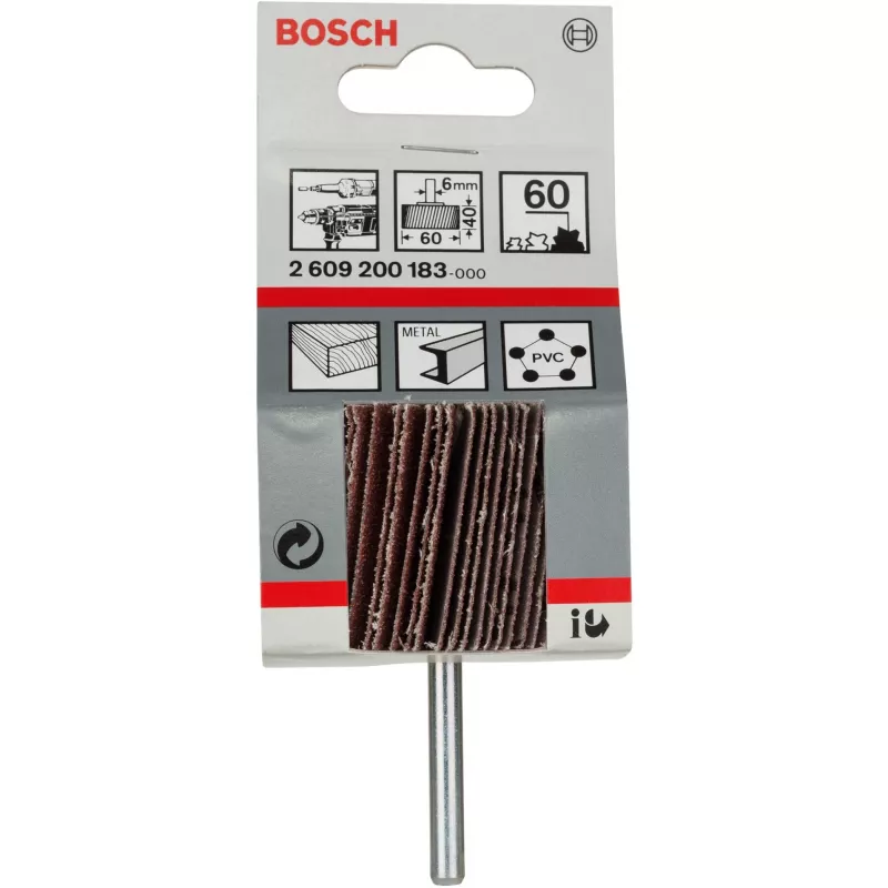 Bosch 2 609 200 183 rotacinio įrankio šlifavimo / šlifavimo reikmuo Lankstus šlifavimo diskas