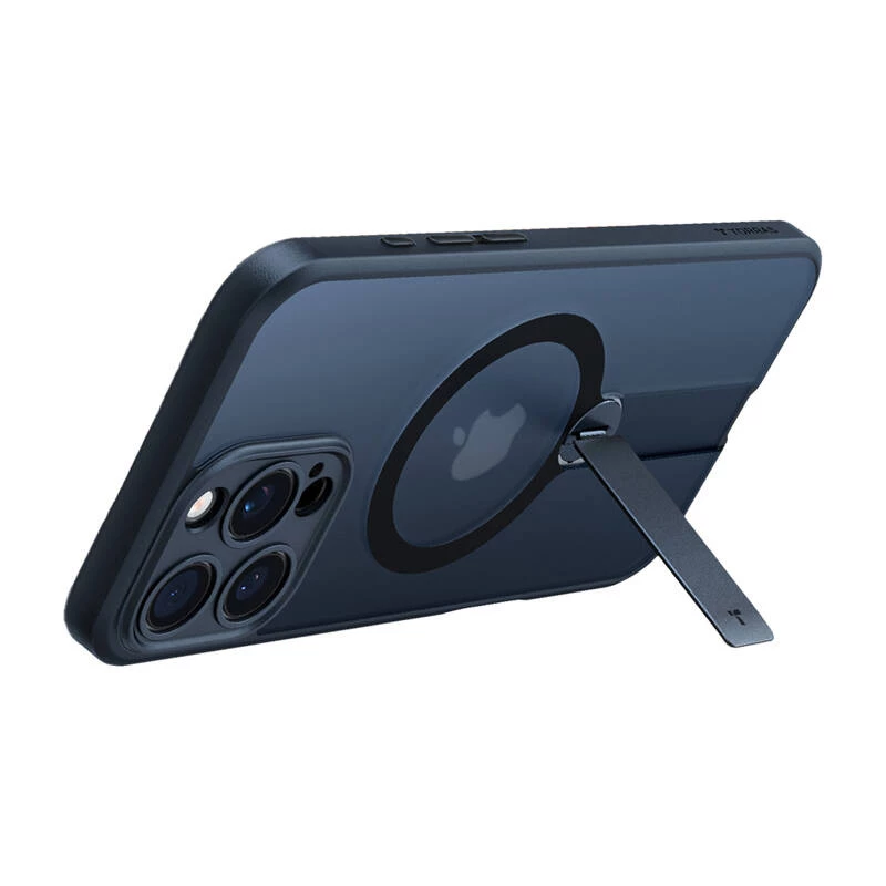 Torras Pstand Spin dėklas, skirtas iPhone 16 Pro Max (juodas)