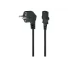 Gembird PC-186 maitinimo laidas, juodas, 1,8 m, CEE7/4 C14 jungtis