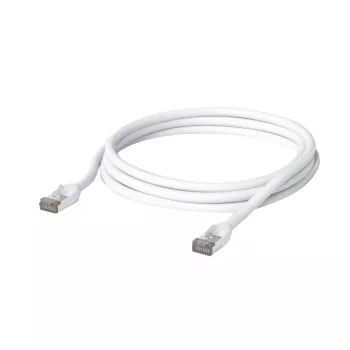 Tinklo kabelis Ubiquiti UACC-CABLE-PATCH-OUTDOOR-3M-W RJ-45 Cat5e 3 m Baltas S/UTP TPE