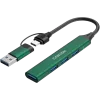 CANYON stebulė DS-02 4in1 USB-A/C žalia