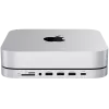 Nešiojamųjų kompiuterių dokas Satechi ST-GMMSHS laidinis USB 3.2 Gen 2 Type-C baltas