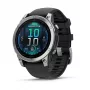 Garmin Fenix E 3.3 cm (1.3) AMOLED 47 mm skaitmeninis 416 × 416 pikselių jutiklinis ekranas nerūdijantis plienas Wi-Fi GPS (palydovinis)