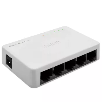 Tinklo komutatorius 5xRJ45 prievadas 100Mbps LAN