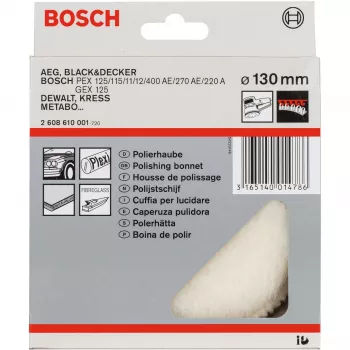 Avinėlio odos diskai Bosch 2608610001 13 cm skersmens pilki