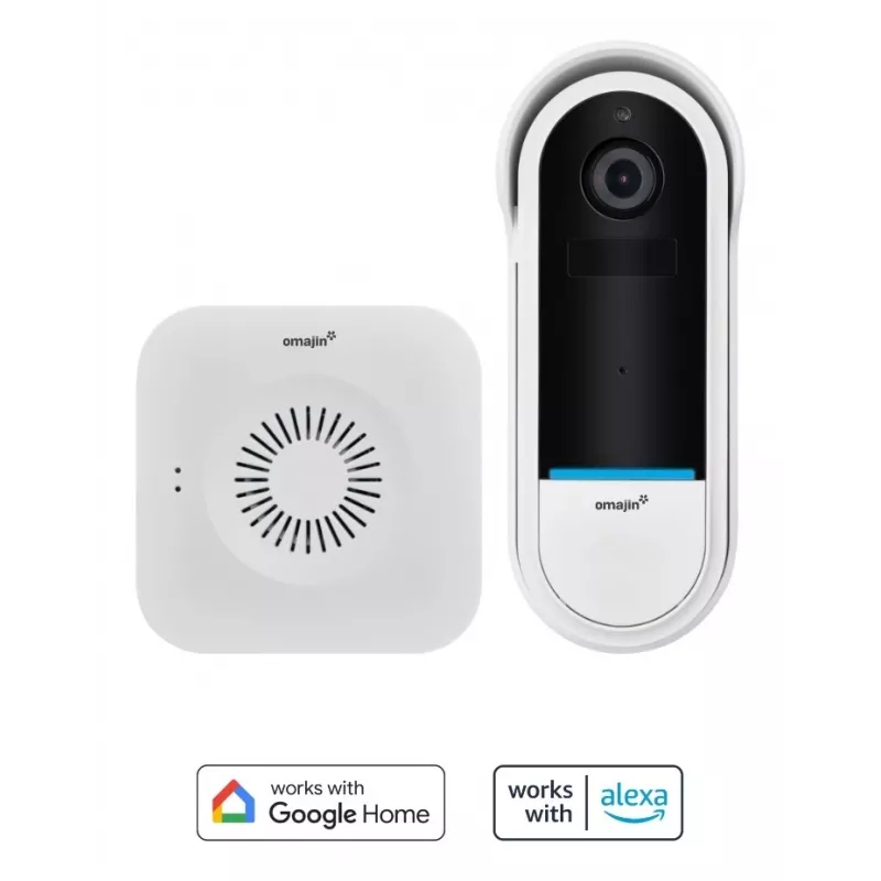 Durų skambučio garsinis signalizatorius Omajin by Netatmo OVD-01-EU juodas baltas