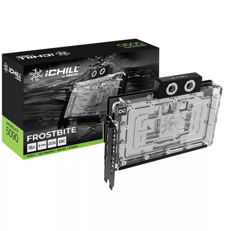 INNO3D GeForce RTX 5090 iCHILL Frostbite 32GB GDDR7 vaizdo plokštė