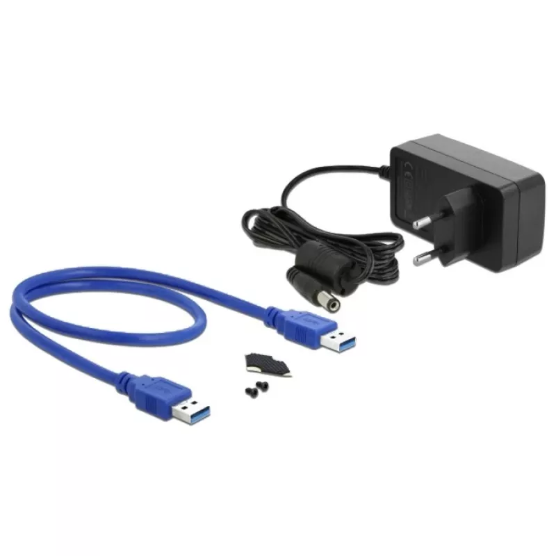 HDD dėklas DeLOCK 42612 Juoda 3,5 colio
