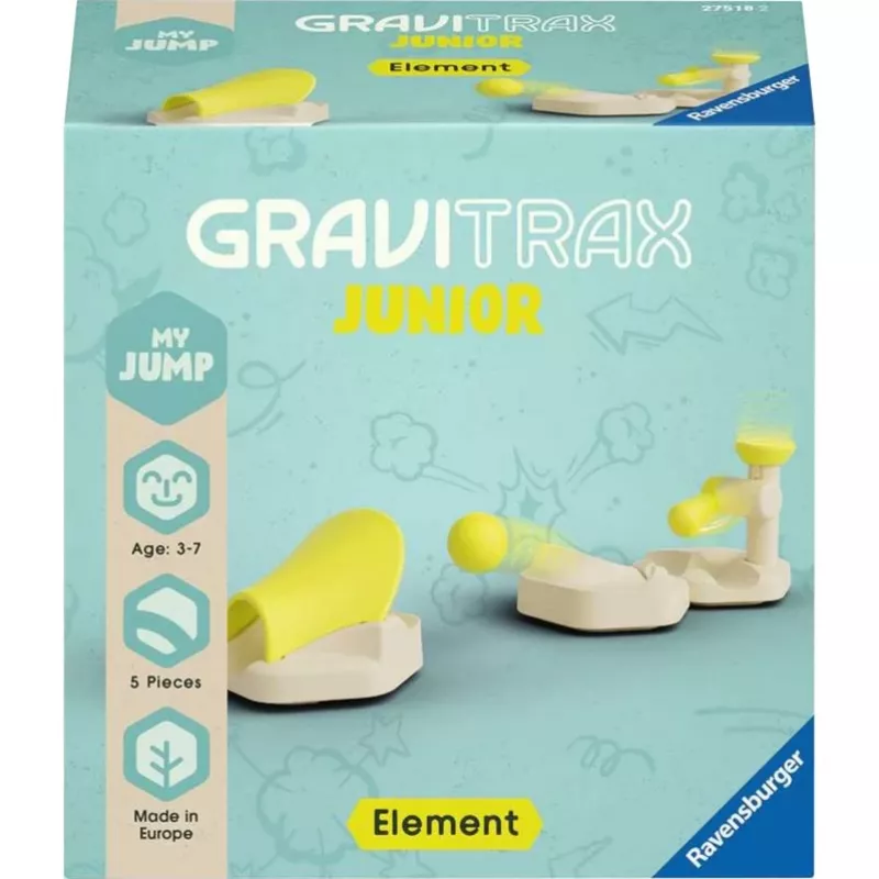 Rutuliukų trasa Ravensburger GraviTrax Junior Element Peng Track – modulinė gravitacija varoma trasa vaikams