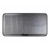 Elektrinis stalo grilis Rommelsbacher BBQ 2003 — 1900 W, 50×25 cm, briaunotas + Teppanyaki, reguliuojamas termostatas, sidabrinė/juoda