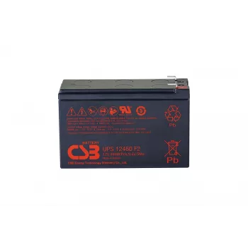 CSB Battery akumuliatorius 12V, 9Ah, AGM | UPS12460F2 | 460 W