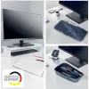 Monitoriaus laikiklis LEITZ Freestanding 64340001 — stalinis stovas 61 cm (24 colių) ekranams, 20 kg talpa, reguliuojamas aukštis, baltas