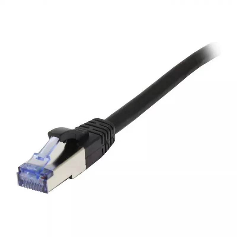 komutacinis kabelis RJ45 - CAT6A 500Mhz - 0.5m - juodas - S-STP(S/FTP) - AWG26 - LSZH - Synergy 21
