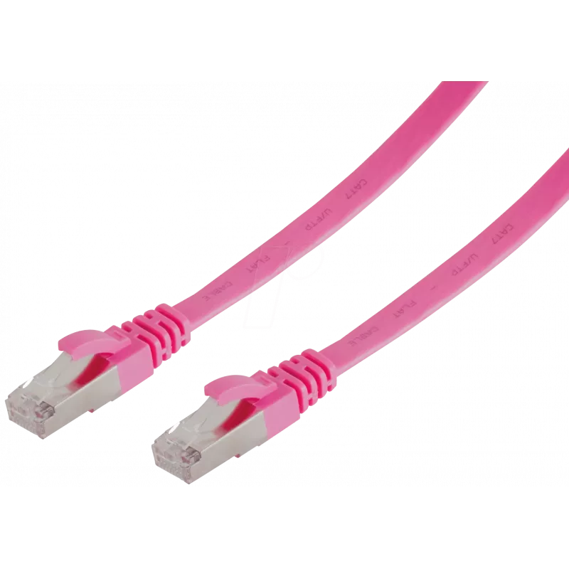 tinklo kabelis ShiverPeaks BS75511-SL0.25M Magenta 0,25 m Cat7 U/FTP STP