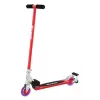 Klasikinis paspirtukas Razor S Spark Sport — plieninis rėmas, sulankstomas, 2 ratai, kojinis stabdys, skirtas vaikams nuo 8 metų, maks. apkrova 100 kg, juoda/raudona