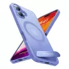 Apsauginis telefono dėklas Torras Pstand Series iPhone 16 — mėlynas, plonas su integruotu stovu