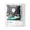 Logic PORTOS ARGB MINIDI USB 3.0 korpusas baltas