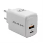 GaN įkroviklis QOLTEC 51823 20W USB maitinimo adapteris, 5V/20V išvestis