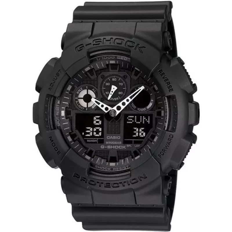 Rankinis laikrodis Casio GA-100-1A1ER Vyriškas Kvarcinis Juodas