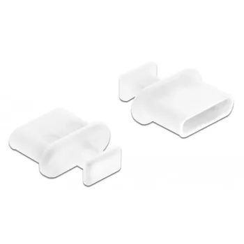 Dulkių dangtelis USB Type-C DeLOCK 64094 baltas 10 vnt.