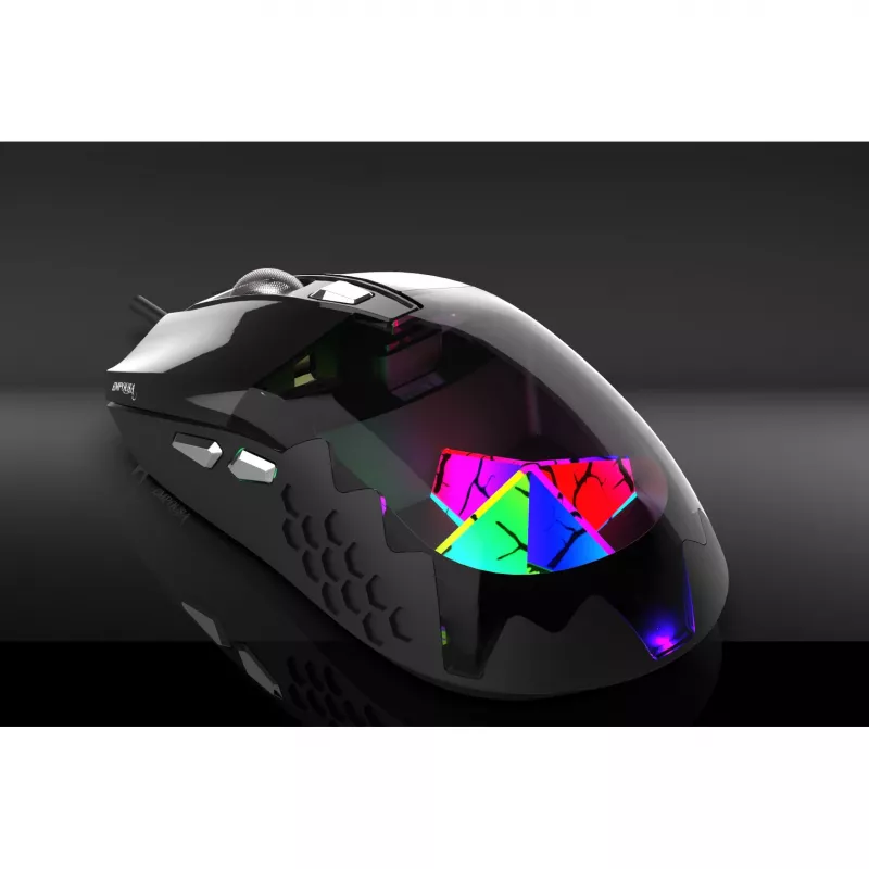 INCA Cian INCA Empousa 3D RGB Led 7200 Dpi Makrokomandų Mygtukų Asmeninė Žaidimų Pelė