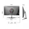 JAPANNEXT JN-I270UHD16FHD32 kompiuterio monitorius 68,6 cm (27 colių) 3840 x 2160 pikselių 4K Ultra HD LED juodas