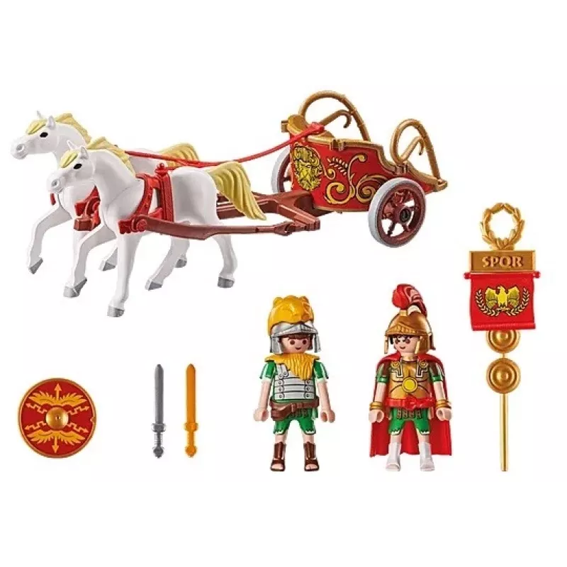 Žaidimų rinkinys Asterix 71543 Romėnų kovos vežimas