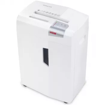 Dokumentų smulkintuvas HSM X15, dalelių pjovimas P-4, 23 cm darbinis plotis, 16 lapų talpa, 26 l dėžė, sidabrinis