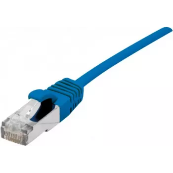 Tinklo kabelis Dexlan 858723 1 m Cat6a S/FTP mėlynas