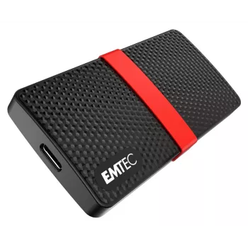 EMTEC SSD Power Plus X200 - SSD - 128 GB - išorinis (nešiojamasis) - USB 3.1 Gen 1 (USB-C jungtis) (ECSSD128GX200)