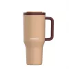Termo puodelis su teleskopiniu šiaudeliu Kambukka Rio Tumbler 950ml Almond Dream