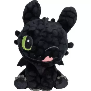 Drakonai: Bedantis, laimingas, pliušinis žaislas 18 cm