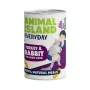 Drėgnas kačių maistas animal island Everyday — Kalakutiena ir triušiena, 400 g, suaugusioms katėms, be grūdų ir sojų