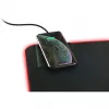 Deltaco GAM-092 - Juoda - Vienspalvis - Neoprenas - USB - Žaidimų pelės kilimėlis