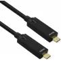 ROLINE USB 3.2 Gen 2 kabelis, AOC, C-C, ST/ST, 10 Gbit/s, 4K 60 Hz, PD (maitinimo perdavimas) 60 W, juodas, 10 m