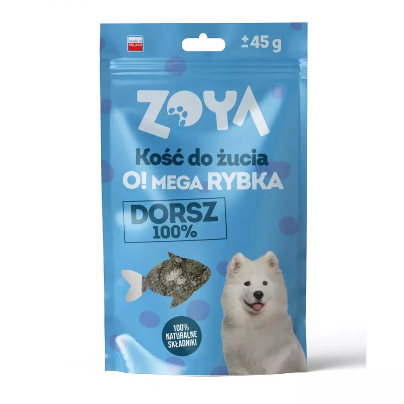 ZOYA Kramtomasis kaulas Žuvis - šunų skanėstas - 55g