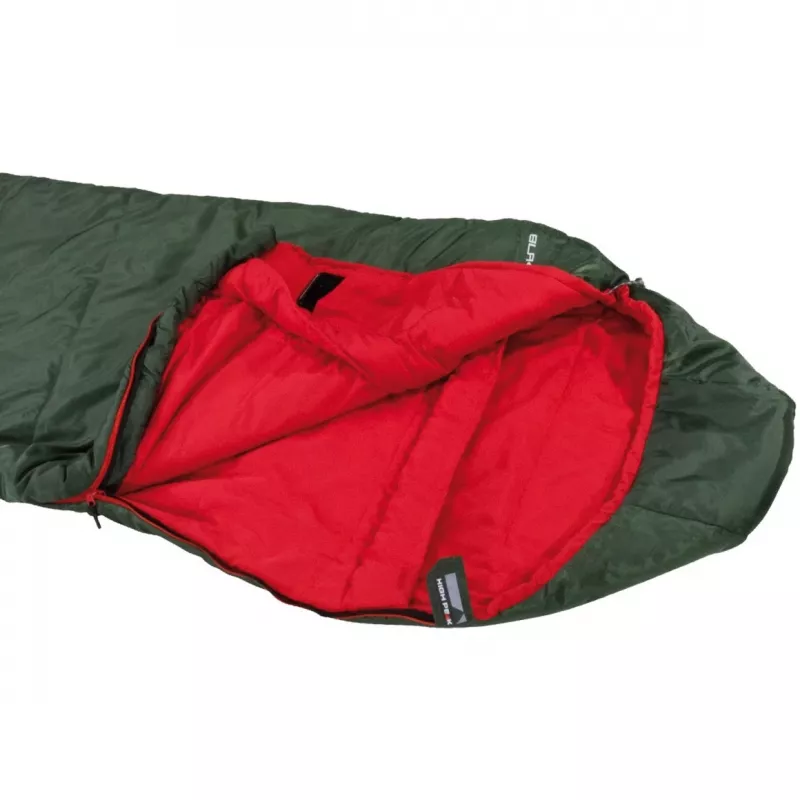 mummy sleeping bag Juoda Arrow ECO (Dark Green/Red)