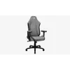 Aerocool Crown AeroSuede universali žaidimų kėdė su paminkštinta sėdyne, akmens pilka