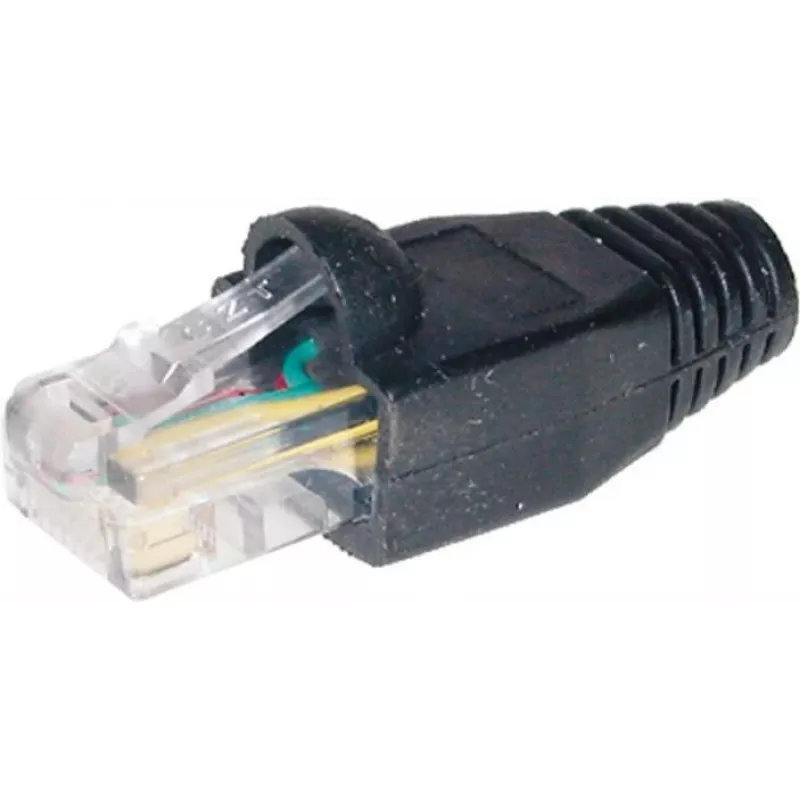 shiverpeaks BS72059 laido jungtis RJ 45 juoda (BS72059)