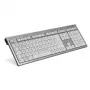 Klaviatūra Logickeyboard SKB-AJPU-DE Universali USB QWERTZ Vokiška Aliuminis Balta