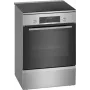 Bosch Viryklė HLS79Y351U 6 serija, kaitlentės tipas: indukcinė, orkaitės tipas: elektrinė, nerūdijantis plienas, plotis 60 cm, grilis, LCD, 63 L, gylis 60 cm