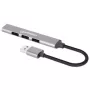Manhattan USB-A 4 prievadų šakotuvas, 4x USB-A prievadai (1x 5 Gbps USB 3.2 Gen1 aka USB 3.0, 3 x 480 Mbps USB 2.0), maitinamas per USB (nereikia išorinio maitinimo šaltinio), aliuminis