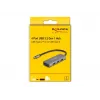 DeLOCK 63173 USB šakotuvas Type-C 5000 Mbit/s Juodas