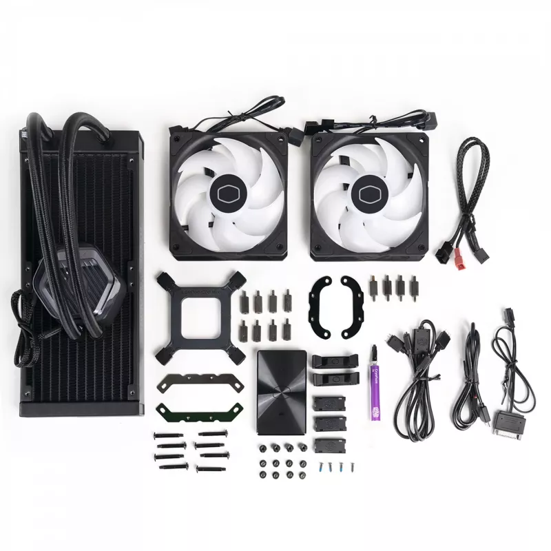 COOLER MASTER MasterLiquid MLX-D24M 240mm ARGB skysčio aušintuvas procesoriui