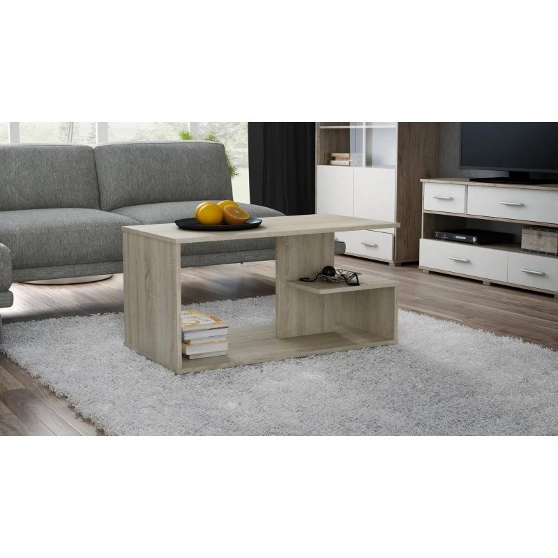 Topeshop ŁAWA DALLAS SONOMA kavos / šoninio / galinio staliukas Kavos staliukas Laisvos formos 1 koja (-ų)