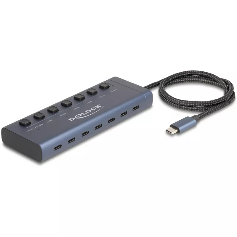 DeLOCK 63410 USB 3.2 Gen 1 Type-C šakotuvas 5000 Mbit/s Mėlynas