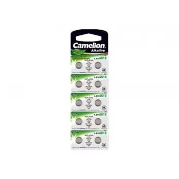 Camelion | AG10/LR54/LR1130/389 | Alkalinis mygtukinis elementas | 10 vnt.
