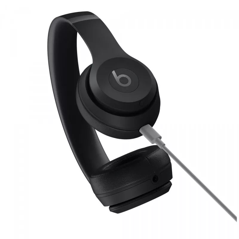 Beats Solo 4 belaidės ausinės, matinės juodos spalvos